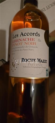 Languedoc und Roussillon Pays d'Oc Roche Mazet Les Accords Grenache Pinot Noir 2022