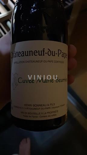 Valle del Ródano Châteauneuf-du-Pape. Henri Bonneau & Fils Marie Beurrier 2015