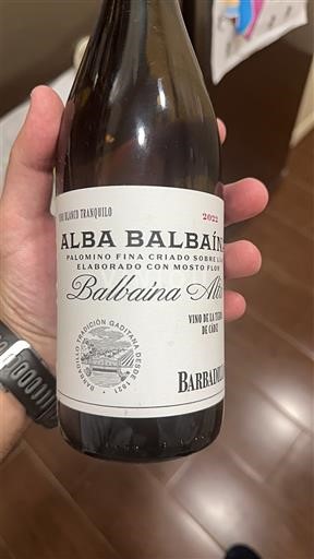 Andalusia Unspecified Barbadillo Alba Balbaína 2021