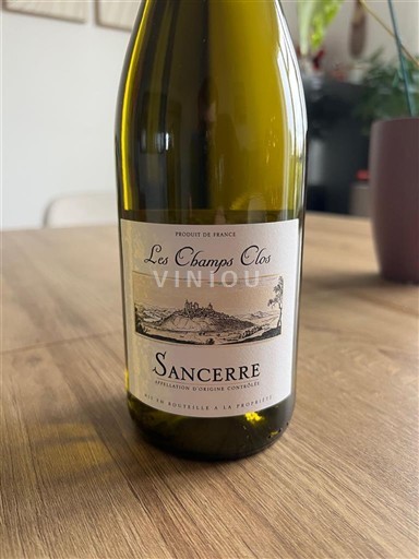 Rượu vang Blanc sec Les Champs Clos 2023 Pháp Thung lũng sông Loire Sancerre. AOC