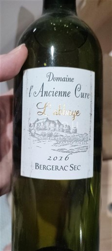 Sud-Ouest Bergerac Domaine L'Ancienne Cure L'Abbaye 2016