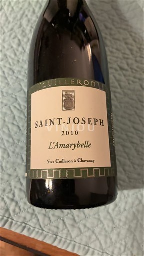Rhône-dalen Saint-Joseph Yves Cuilleron L'Amarybelle 2010