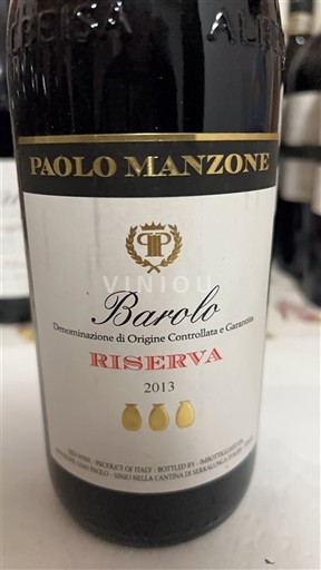 Piemonte Barolo Paolo Manzone Riserva 2013