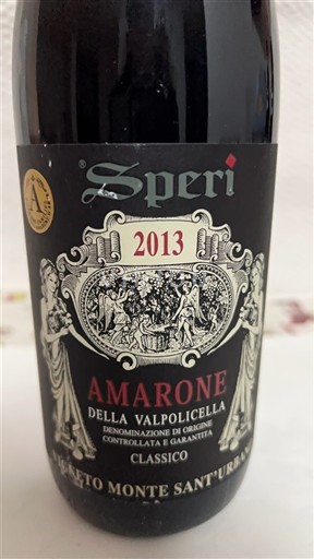 Veneto Amarone della Valpolicella Speri Vigneto Monte Sant'Urbano 2013