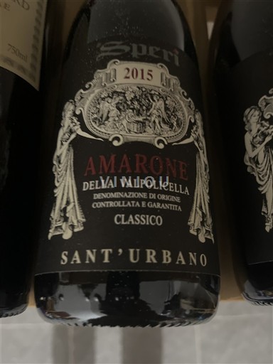 Vêneto Não especificado Speri Sant'Urbano 2015