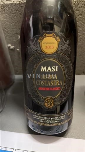 Vénétie Amarone della Valpolicella Masi Riserva Costasera 2013