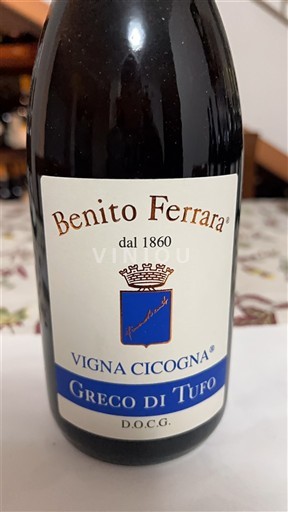 Campanië Greco di Tufo Benito Ferrara Vigna Cicogna 2023