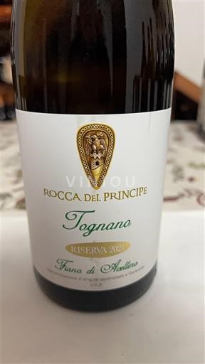 Campania Fiano di Avellino Rocca del Principe Tognano Riserva 2021