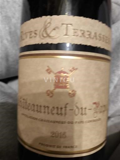 Valle del Ródano Châteauneuf-du-Pape. Rives & Terrasses 2016