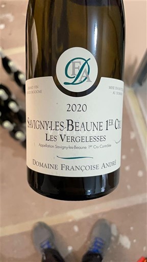 Borgogna Savigny-lès-Beaune Premier Cru Domaine Françoise André Les Vergelesses 2020