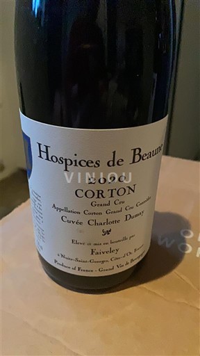 Burgundsko Corton Grand Cru Hospices de Beaune Charlotte Dumay 2020