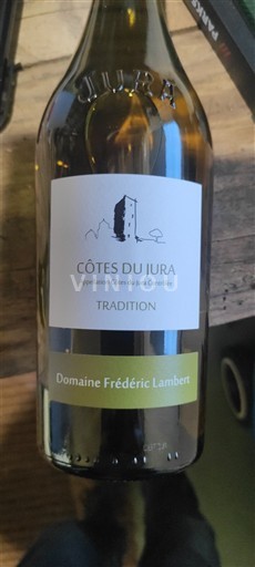 Vinos Blanc sec Tradition Domaine Frédéric Lambert 2023 Francia Jura No se traduce. AOC