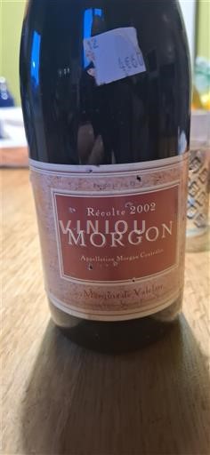Beaujolais Morgon Montgueret de Valette 2002