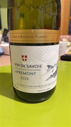Wines Blanc sec La Cave d'Augustin Florent 2024 France Savoie and Bugey Apremont AOC