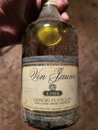 Jura Arbois-Pupillin Désiré Petit et Fils Vin Jaune 1988