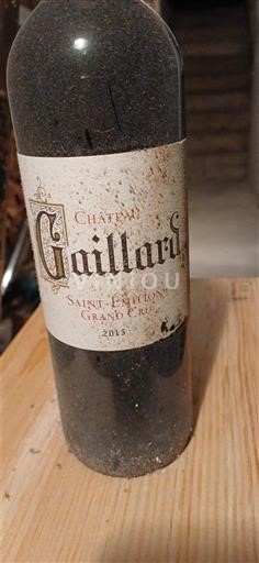 Burdeos Saint-Émilion Gran Cru Château Gaillard 2015