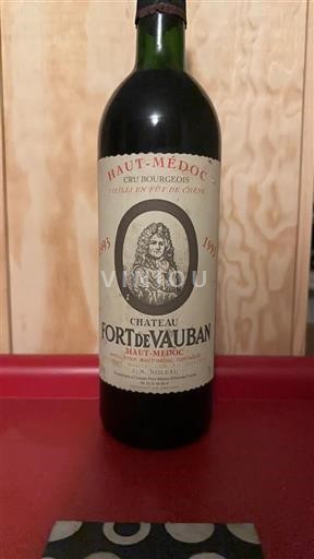 Bordeaux Haut-Médoc Château Fort de Vauban 1985