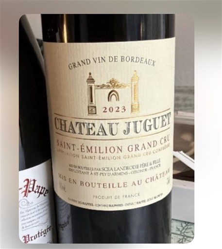 Burdeos Saint-Émilion Gran Cru Grand Cru Château Juguet 2023