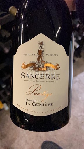 Loire-dalen Sancerre Domaine La Gemière Prestige Vieilles Vignes 2021