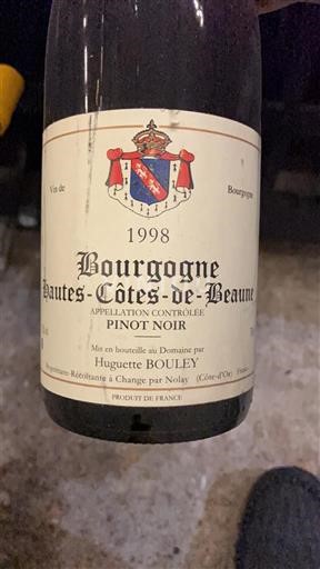Bourgogne Hautes Côtes de Beaune Domaine Huguette Bouley 1998