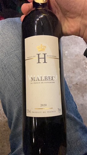 Sud-Ovest Cahors Prince de Danemark Malbec du Prince de Danemark 2020