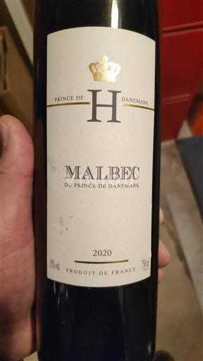 Tây Nam Cahors Prince de Danemark Malbec du Prince de Danemark 2020