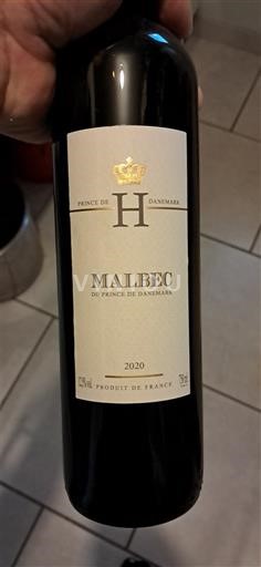 Sydväst Cahors Prince de Danemark Malbec du Prince de Danemark 2020