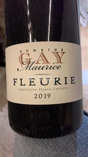 Beaujolais Fleurie Domaine Gay Maurice 2019