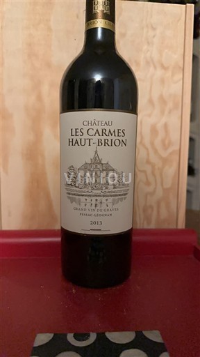 Bordeaux Pessac-Léognan Château Les Carmes Haut-Brion 2013