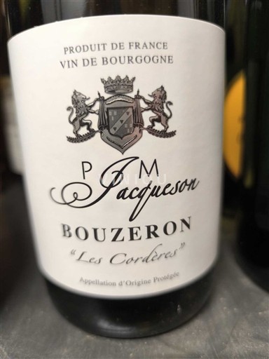 Burgundija Bouzeron P M Jacqueson Les Cordères 2024