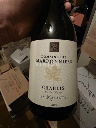 Burgundija Chablis Domaine S Marronniers Les Malantes Vieilles Vignes 2023