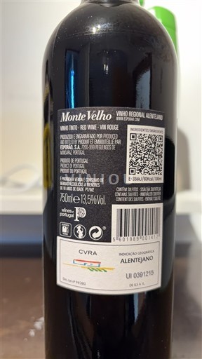 Alentejo Alentejano Monte Velho Sin añada