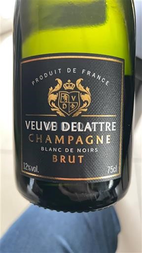 Champagne Șampanie Veuve Delattre Blanc de Noirs Brut Nemilésimat
