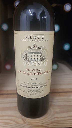 Bordeaux Médoc Château La Maletonne 2011