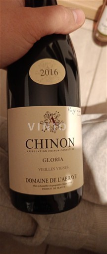 Loiren laakso Chinon Domaine L'Abbaye Gloria Vieilles Vignes 2016