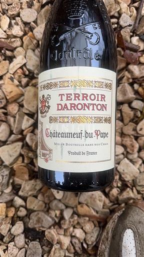 Rhônevallei Châteauneuf-du-Pape Terroir Daronton Niet-geïntegreerd