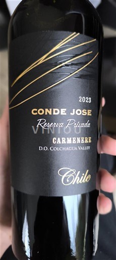 Rapel Valley Colchagua Valley Conde Jose Reserva Privada 2023