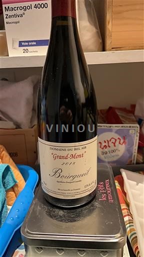 Údolí Loiry Bourgueil Domaine Bel Air Grand-Mont 2015