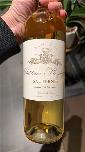 Bordeaux Sauternes Château Pleytegeat 2024