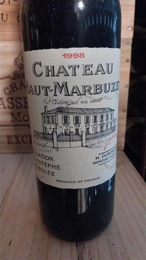 Bordeaux Saint-Estèphe Château Haut-Marbuzet 1998