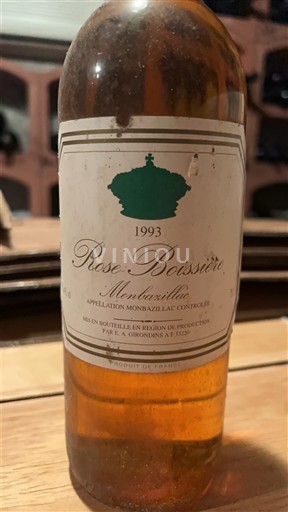 Sud-Ovest Monbazillac Rose Boissière 1993