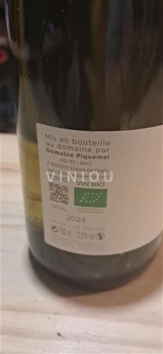 Roussillon Côtes-du-Roussillon Domaine Piquemal Terres grillées 2024