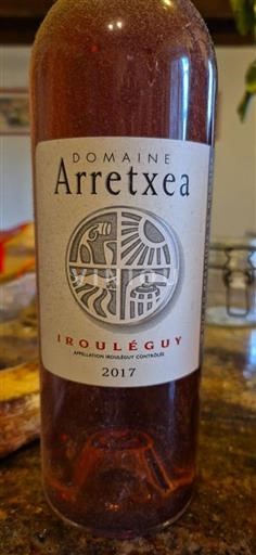 Vin Rosé sec Domaine Arretxea 2017 France Sud-Ouest Irouléguy AOC