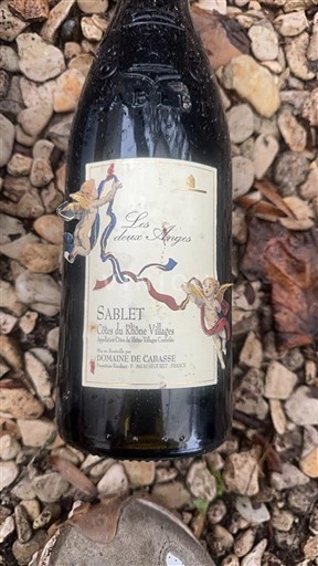 Rhônen laakso Määrittelemätön Domaine Cabasse Les Deux Anges 2010