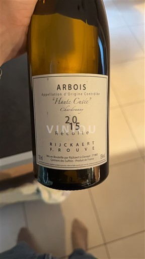 Jura Arbois Rijckaert F. Rouvre Haute 2015