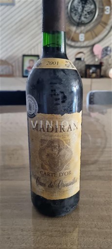 Sydväst Madiran Cave de Crouseilles Carte d'Or 2001