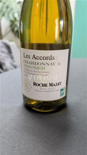 Vinos Blanc sec Les Accords Chardonnay & Viognier Roche Mazet 2023 Francia Languedoc y Rosellón País de Oc IGP