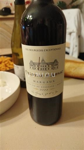 Bordeaux Margaux Château Arsac 2022