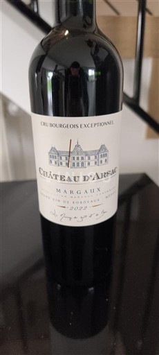 Bordeaux Margaux Château Arsac 2022