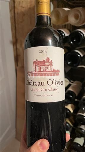 Bordeaux Pessac-Léognan Grand Cru Château Olivier 2014